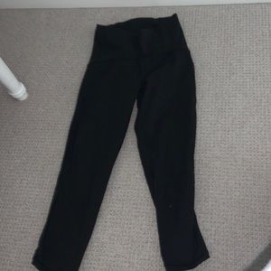 lululemon cropped black leggings